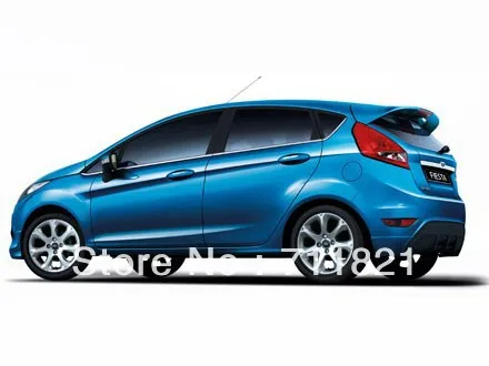 Car Styling Chrome Rear Trunk Streamer For Ford Fiesta