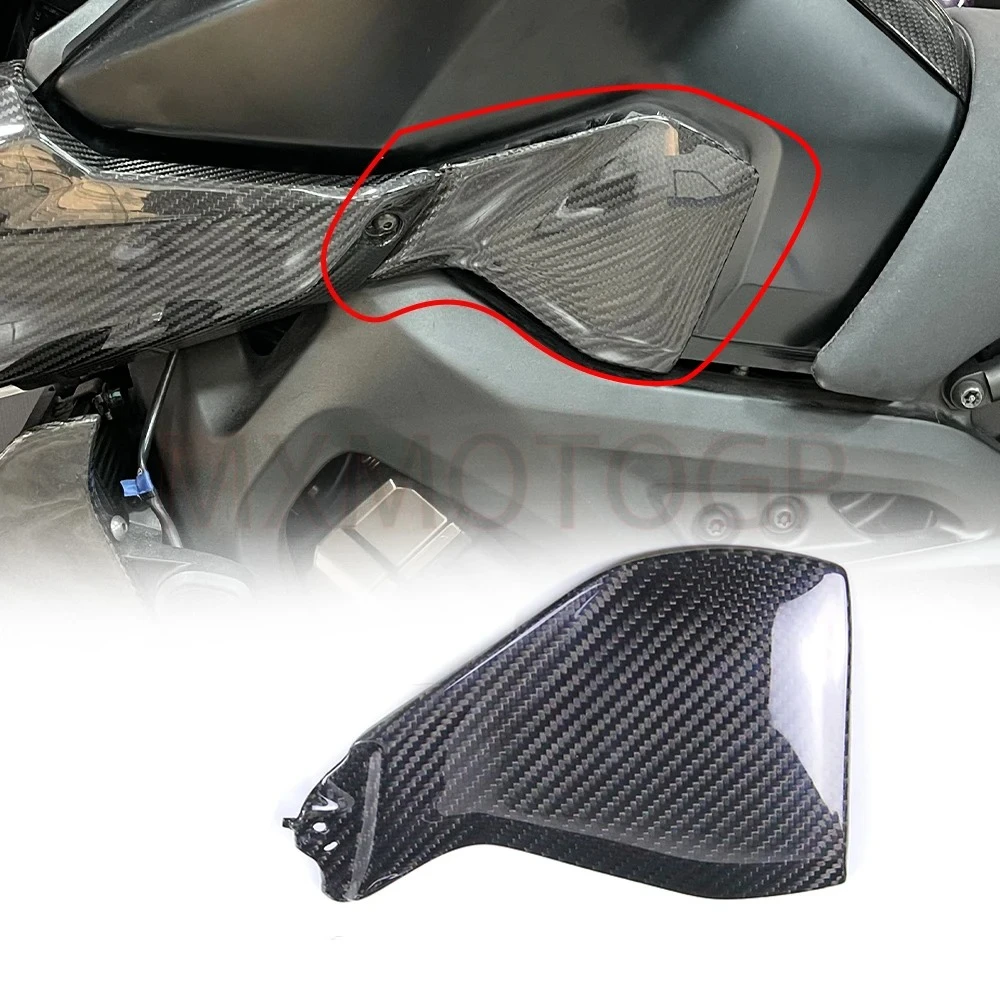 

For Yamaha MT 09 MT09 FZ 09 FZ09 Motorcycle Modified 3K Carbon Fiber Tank Side Panels 2013 2014 2015 2016 2017 2018 2019 2020