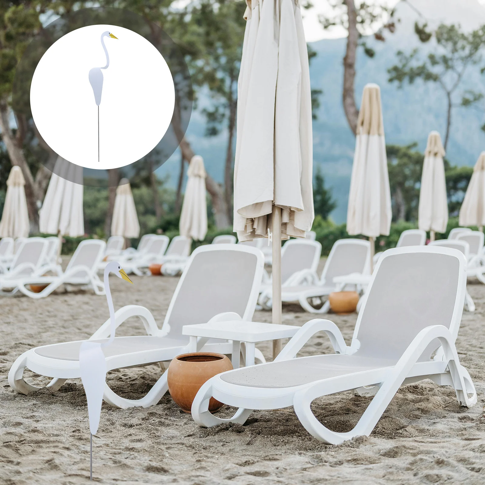 

Metal Flamingo Yard Decoration Garden Flamingo Stake Ornament Outdoor Garden Animal Yard Sign Outdoor Decor Lawn Decoration