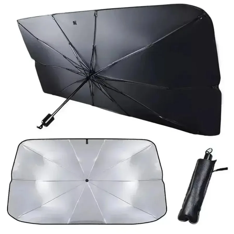 Pare-soleil de voiture pour ombrage automatique, pare-soleil de voiture, protection solaire, parasol d'été, intérieur, accessoires de protection de pare-brise