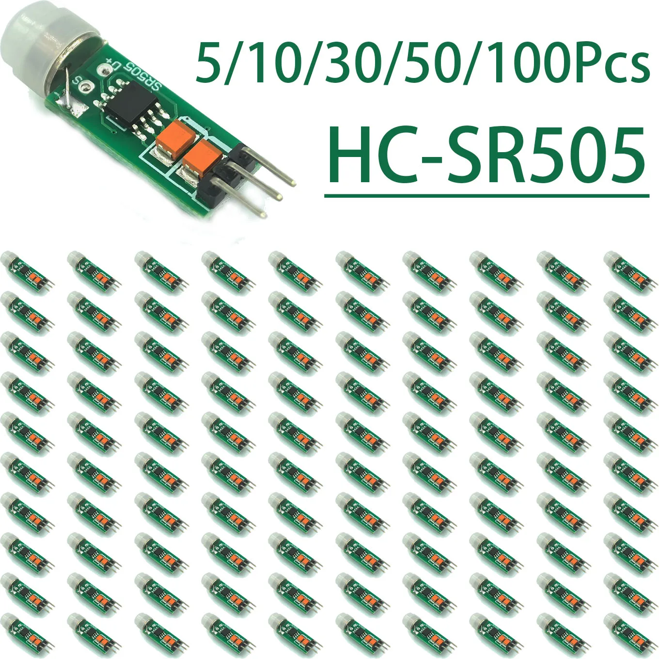 5~100Pcs Mini HC-SR505 Human Body Induction Module Micro PIR Motion Sensor Miniature Human Body Infrared Sensing Switch