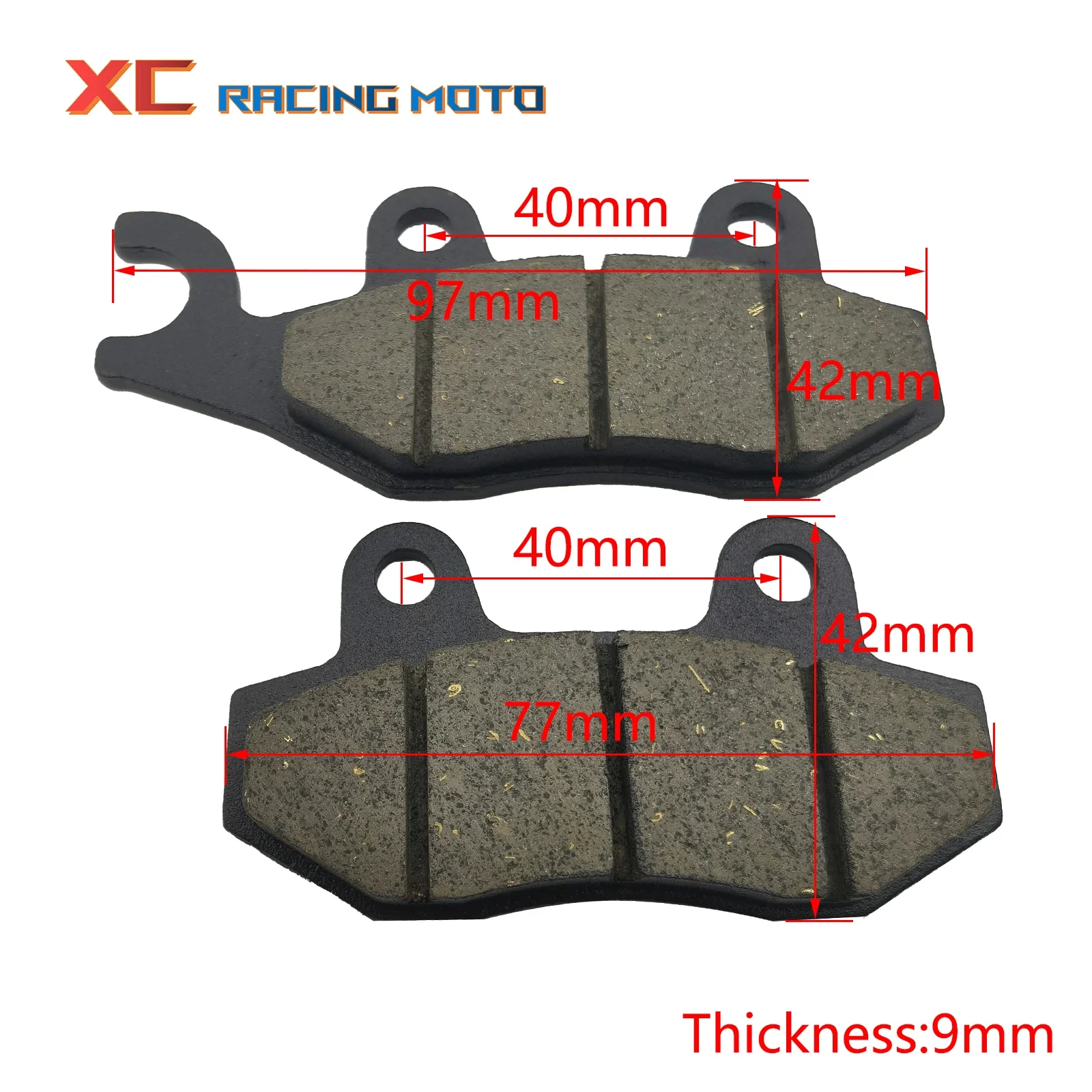 Motorcycle Front & Rear Brake Pads for Yamaha YFZ450 YFZ 450 ATV YFZ450R YFZ 450R 06-15 YFM700 Raptor YFM 700 YFM 700R 2013-2018