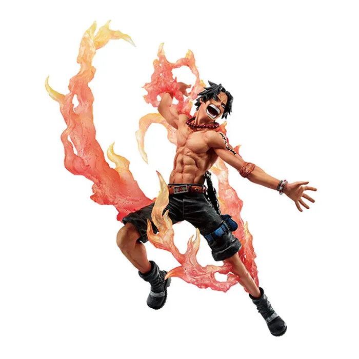 Bandai ICHIBANKUJI One Piece Portgas·D· Ace Limited Edition Anime Action Figures Collectible Model Ornaments Original