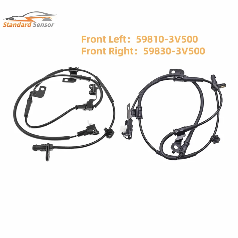 

2PC ABS Wheel Speed Sensor Front Left/Right 59810-3V500 59830-3V500 For Hyundai Azera 2012 2013 2014 2015 2016 2017 3.3L