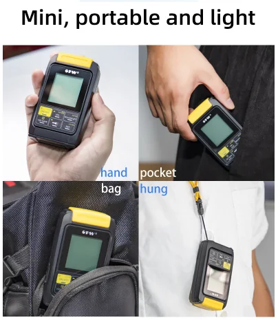 Mini 4 in 1 Optical Power Meter Visual Fault Locator Fiber Optic Light Meter Optic Fiber Tester OPM Tester VFL