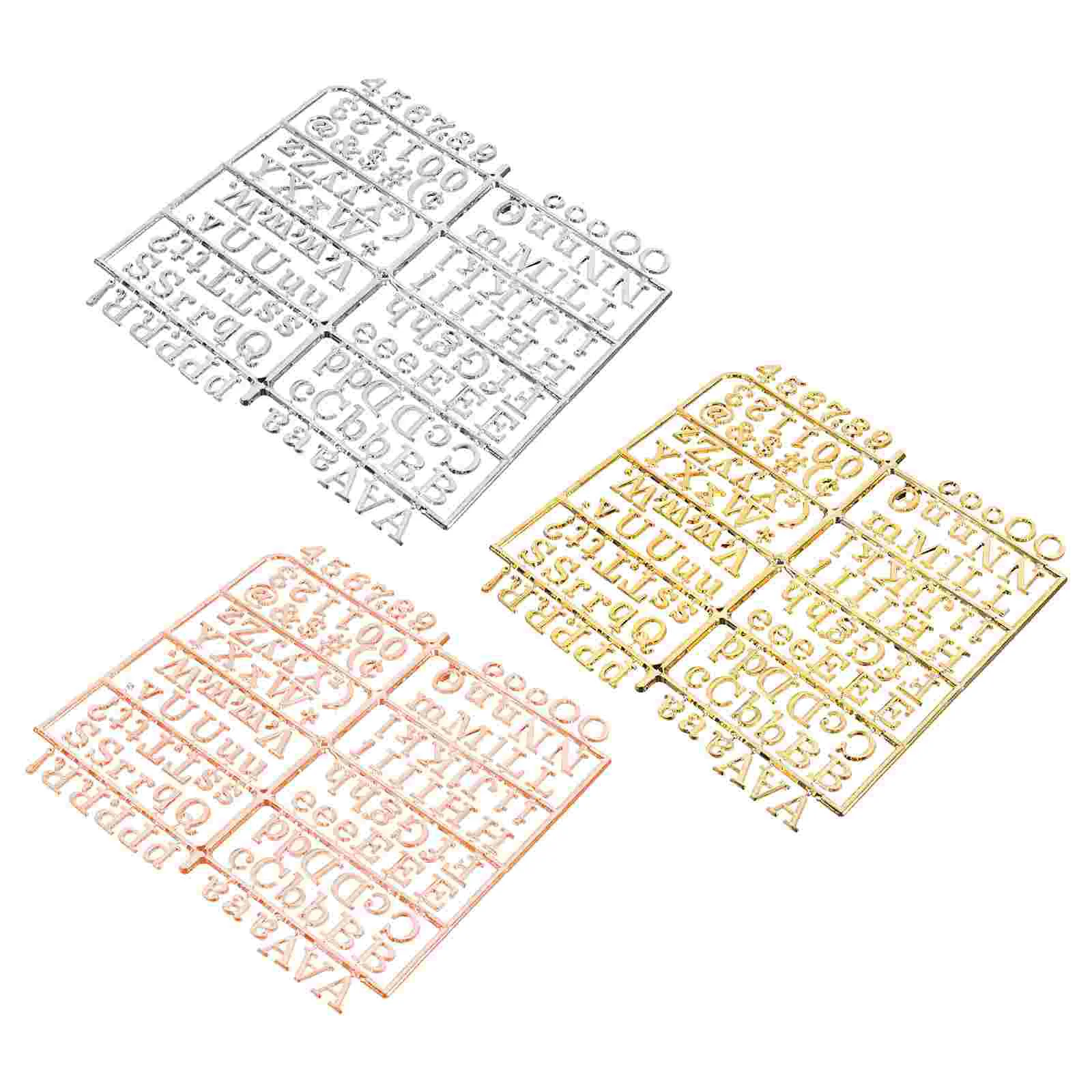 3 Pcs Felt Letter Board Letters for Boards Digital Message Spelling Number Symbol Replace