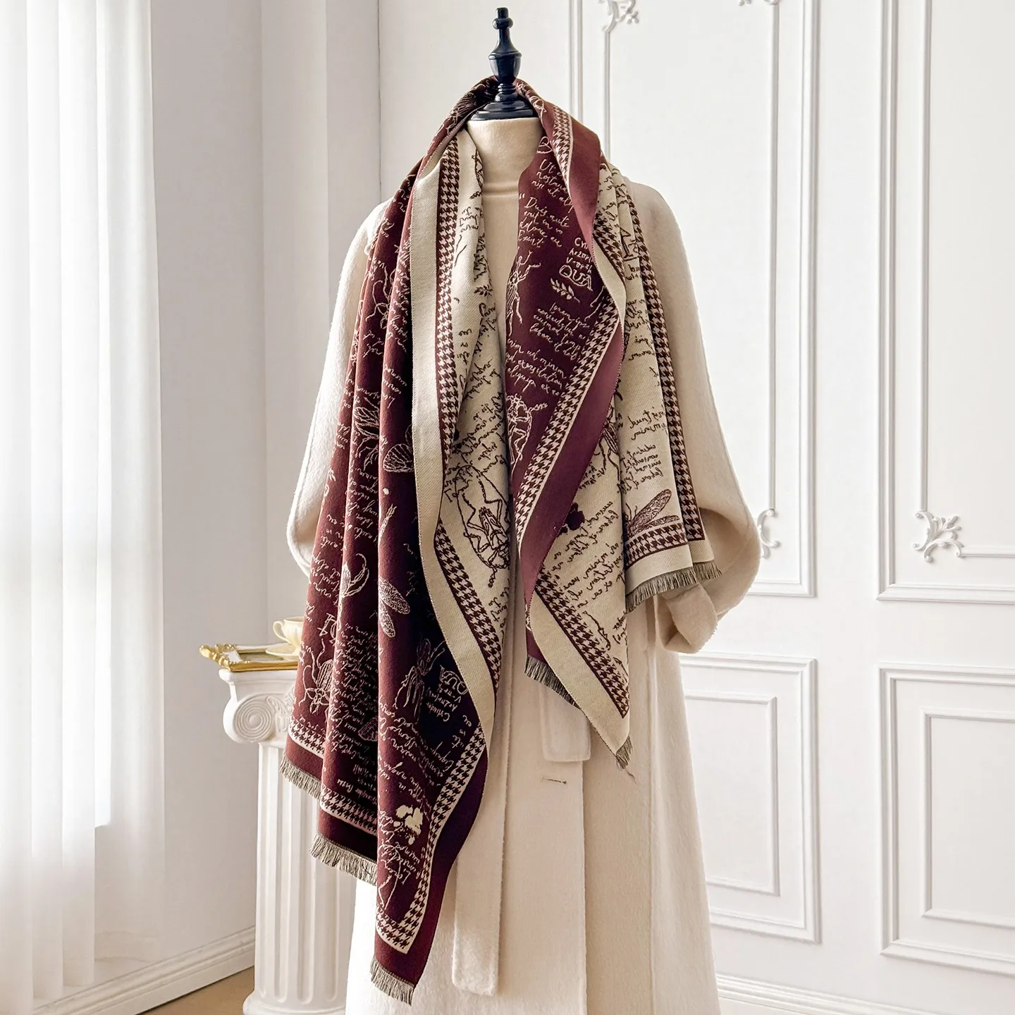 Echarpe-cyrena-kaer-double-face-coloree-epaisse-et-chaude-accessoire-d'hiver-polyvalent-motif-geometrique-de-style-britannique