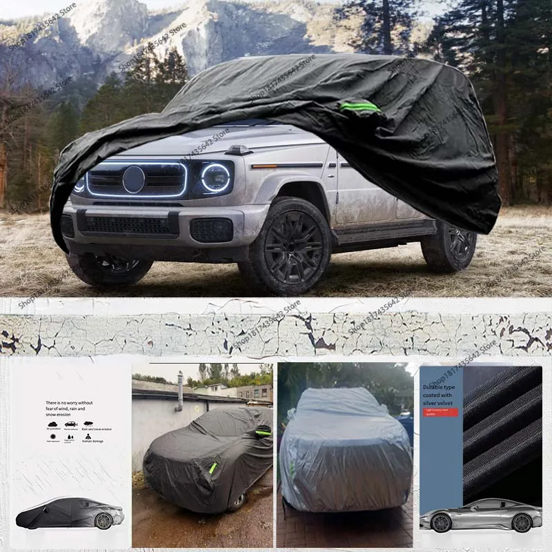 

outdoor Windproof Car Covers for Mercedes Benz G-Class 500 550 650 2004-2024 Rainproof hailproof and dustproof