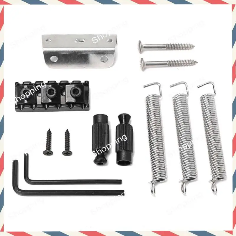 

A44M 2 Sets Of Guitar Bridge Accessories Double Swing Bridge Vibrato System String Board Vibrato Complete Set