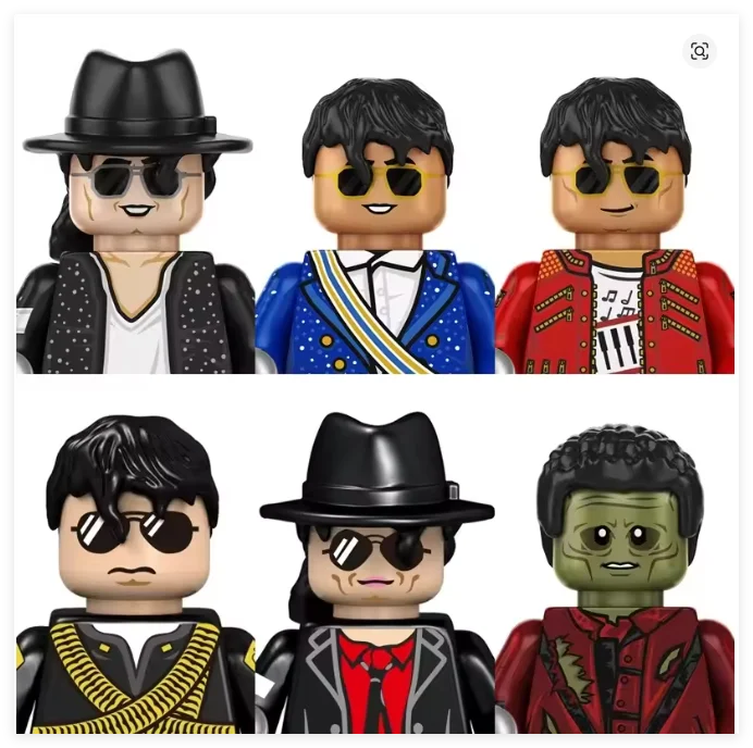 King Or Pop MJ Bausteine Michael Mini Actionfigur Spielzeug