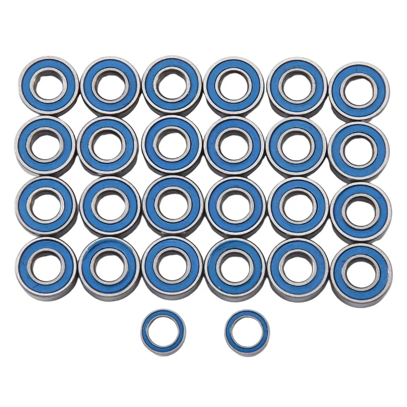 52Pcs Sealed Bearing Kit For Tamiya GF-01 GF01 RC Car Upgrade Parts Accessories