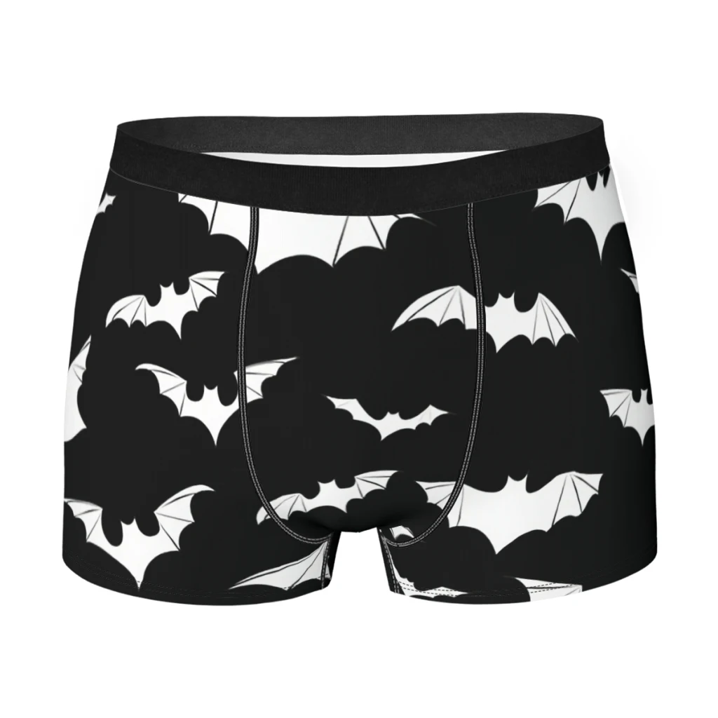 Spider Bat in Black Night Underpants Cotton Panties Male Underwear Ventilate Shorts Boxer Briefs