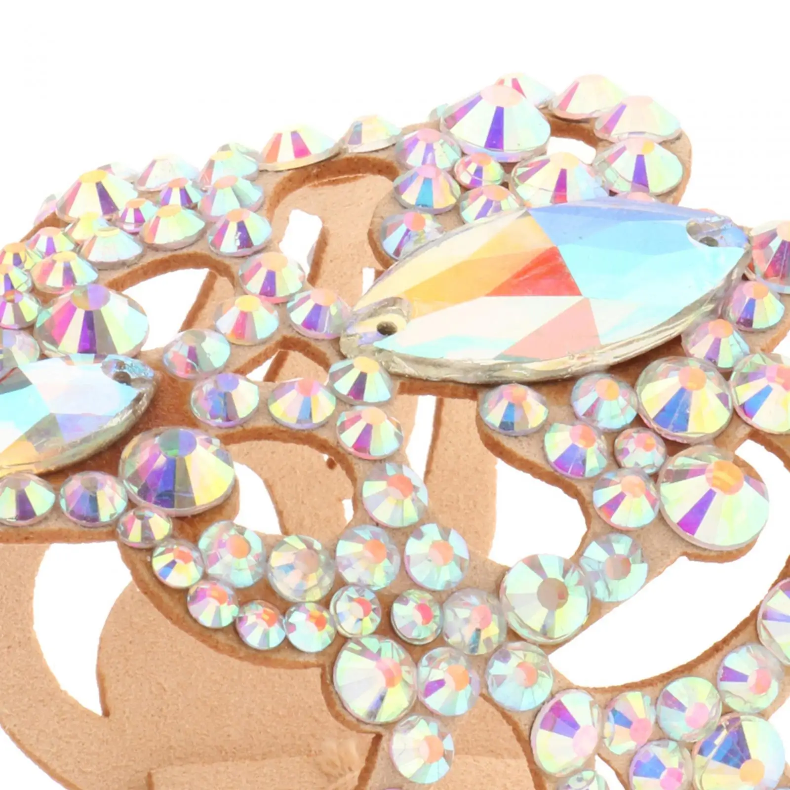 Bauchtanz-Armband, elegantes Wickelarmband mit funkelnden Strasssteinen für Tanzshow