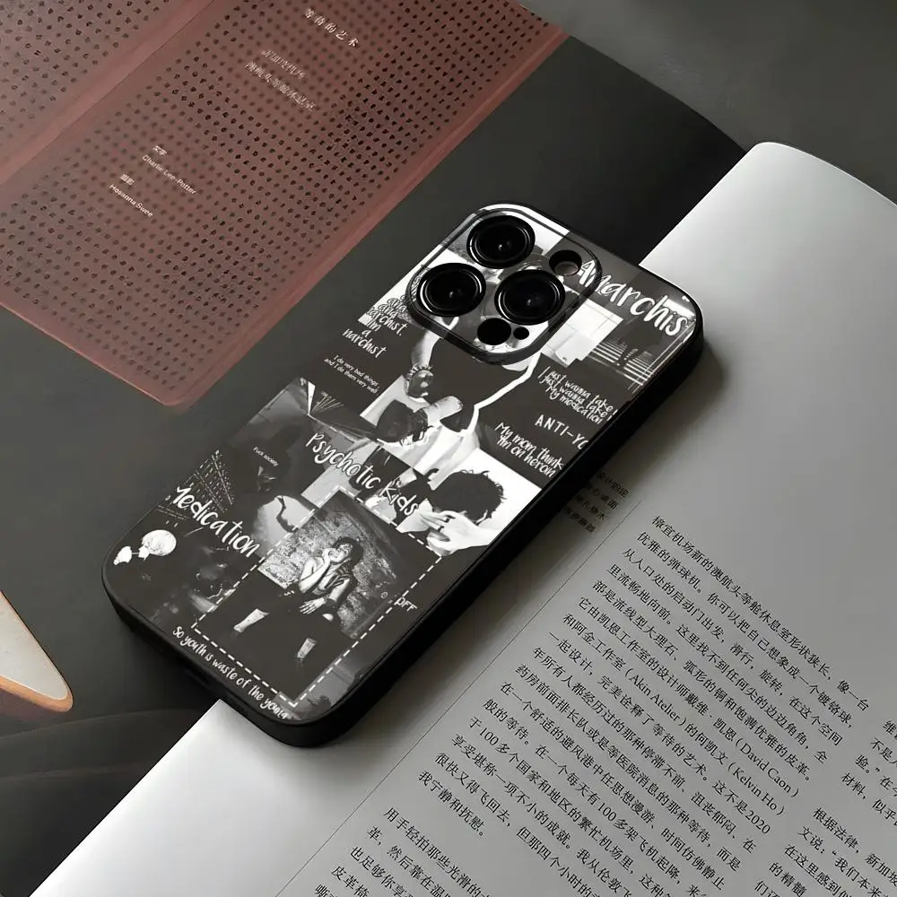 Yungblud-Capa de Telefone Labial Morango para iPhone, Capa Funda Shell para Homem, Pro Max, 11, 13, Xr, X, XS, Mini, Plus, Quente, 15, 12, 14, SE, 2021, 2022