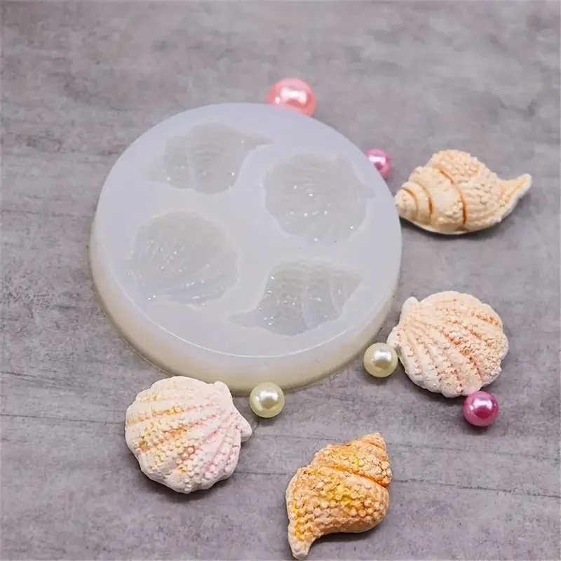 1PC Ocean Series Shell Conch Silicone Mold Baking DIY Silicone Mold