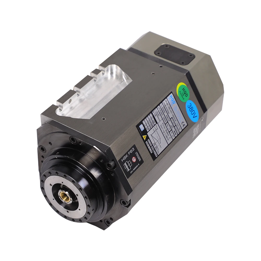 5 Axis 18Kw HSK63F PM Synchronous ATC Water Cooling Spindle Motor for CNC Center Machine GDL65Y-HSK63F-15Z/18