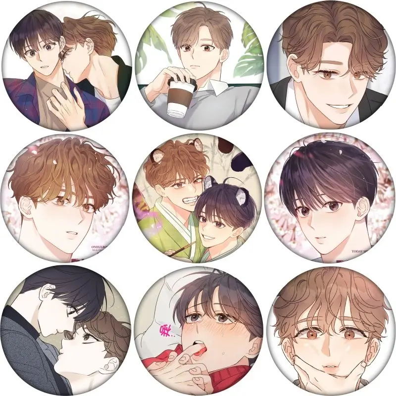 

58mm Korean Manhwa Omega Complex Cosplay Badge Anime Brooch Pin Accessories For Clothes Backpack Decoration gift