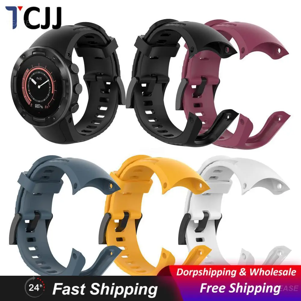 Silicone Watch Band Premium Quality Durable Material Long-lasting Trendy Flexible Must-have Stylish Easy To Install Durable