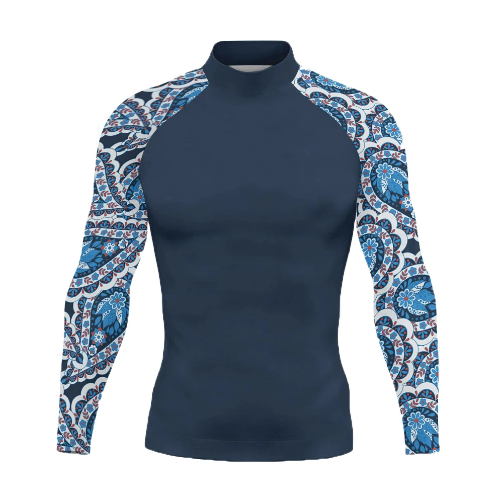 

Футболка для плавания, мужской купальник с защитой от ультрафиолета, пляжный купальник Rash Guard, купальник для дайвинга с длинными рукавами, купальник для серфинга, футболка для серфинга