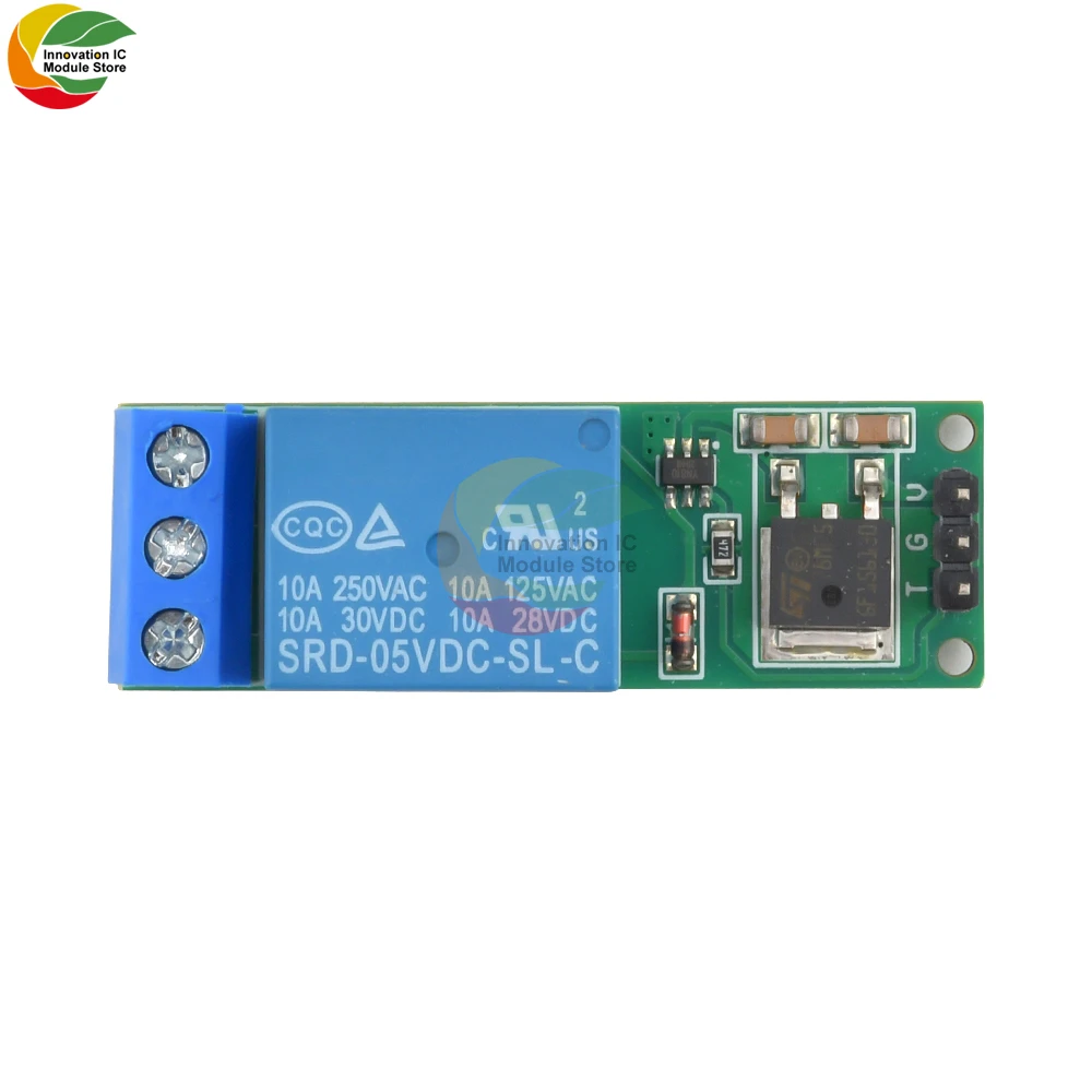 Relay Module IO25B01 1 Channel 6-24V Self-locking Relay Trigger Latching Relay Bistable Self-locking Low Pulse Trigger Module