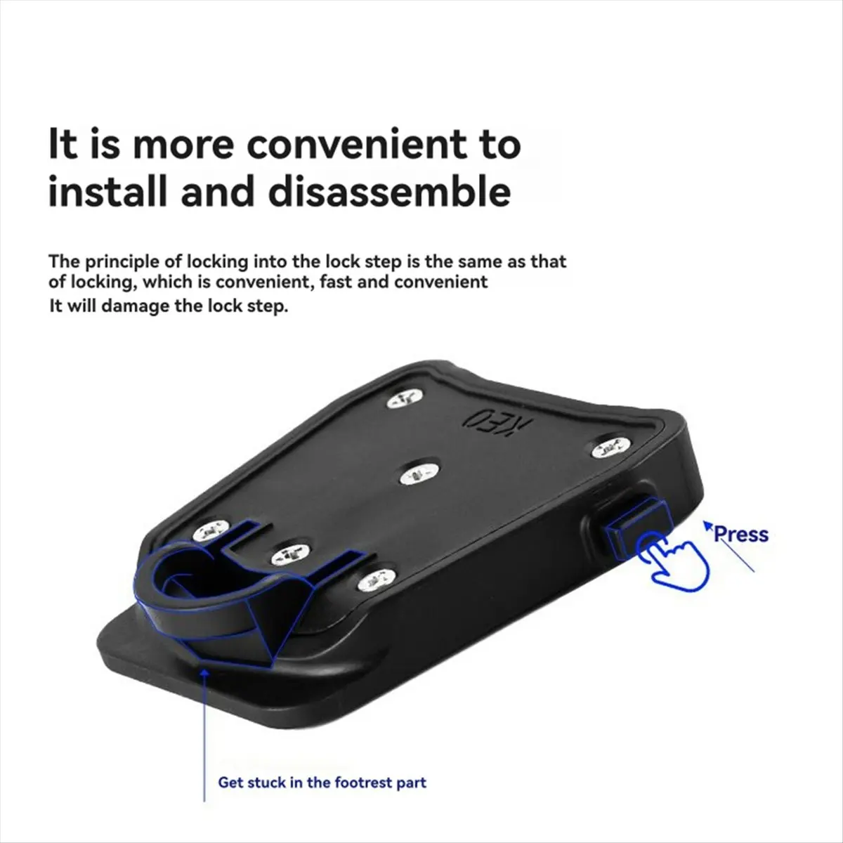 ABPF Pedals Adapter Flat Pedal Converter Road Bicycle System Plate Bike Clipless Pedals Adapter for