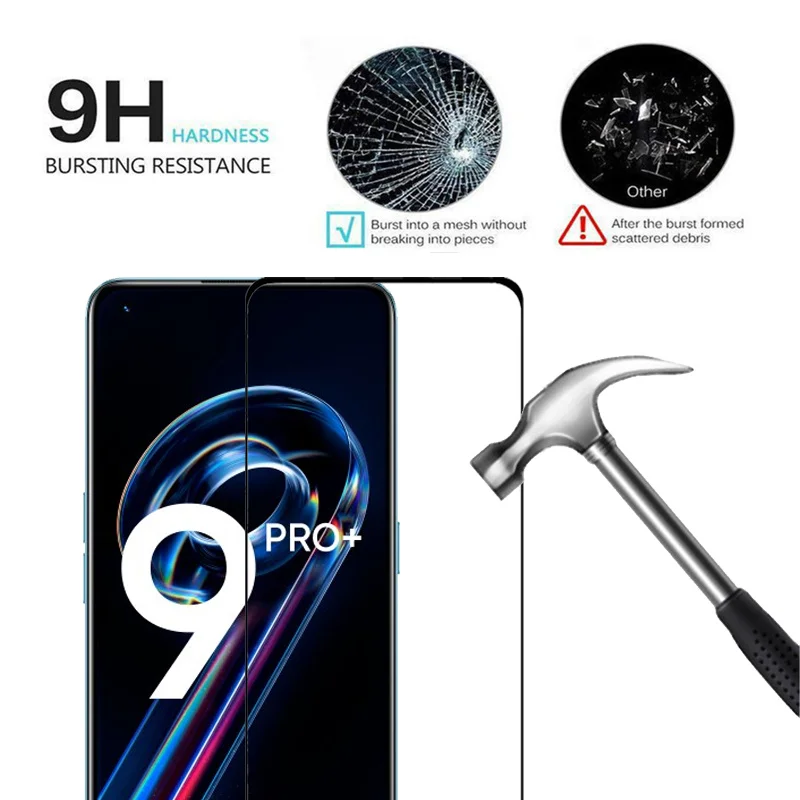 Screen Protector For realme 9 pro plus Tempered Glass Realme 9i 8i 8 9 pro plus Pelicula Camera realme 9 pro Glass Film For realmi 9 pro Glass