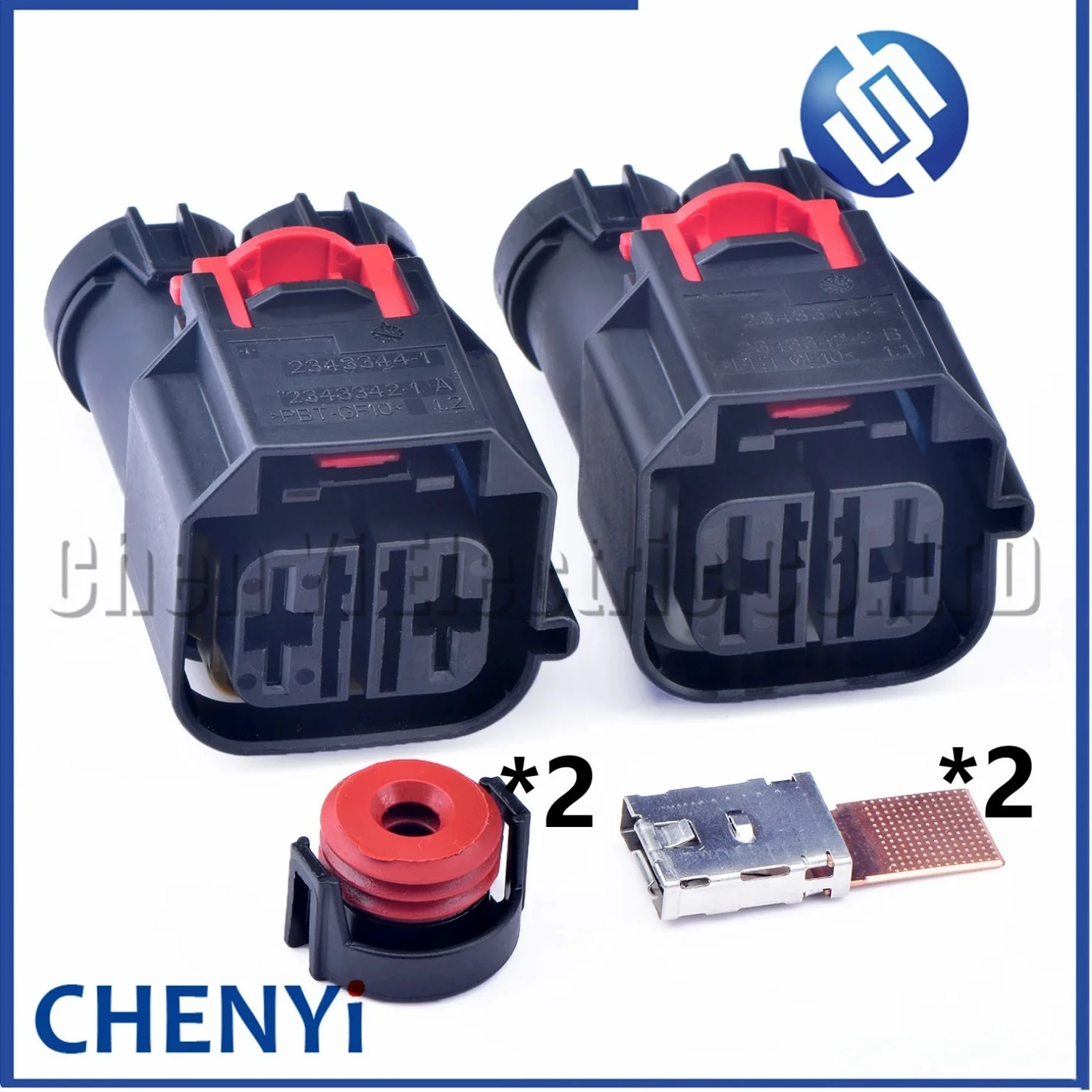 

2 Pin Auto waterproof connector Car steering gear Wire harness Plug 2291383-1 2343342-1 2343342-2 2343344-2 2291389-1 2343344-1