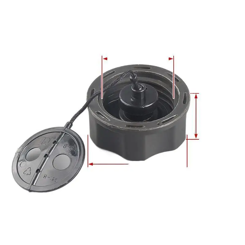 для газонокосилки, триммера для живой изгороди и дрели заземления, двухтактная TU26 [грубая резьба] - аксессуары для крышки масляного бака с 3-кольцевой резьбой