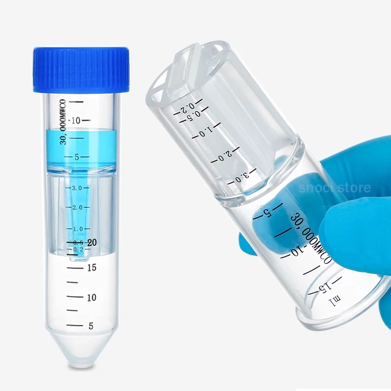 15ml Ultrafiltration Tube,Centrifuge Tubes,For Protein Concentration,Nucleic Acid Concentration,Buffer Exchange，2Pcs