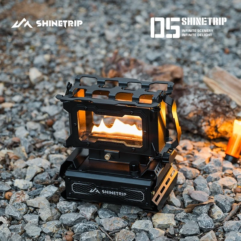 ShineTrip Outdoor kerosene stove camping, fishing, camping atmosphere light, portable heating stove desktop