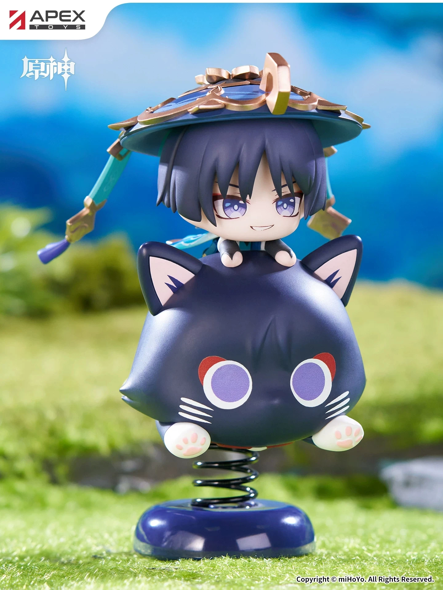 Genshin Impact Cosplay Wanderer10CM Chibi Shake-a-Lot Cartoon, Anime and Gaming Merchandise Figurines and Ornaments as Gifts