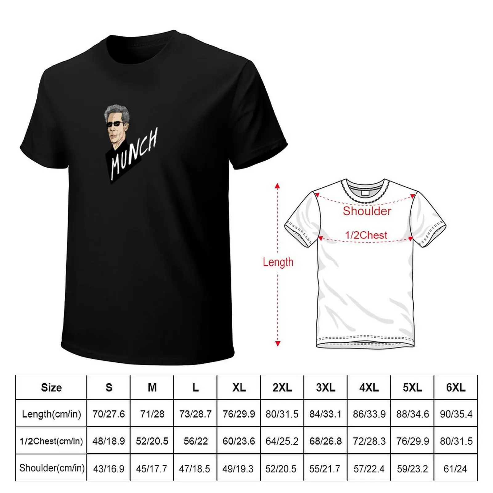 Munch T-Shirt Modern Print Casual T-Shirt