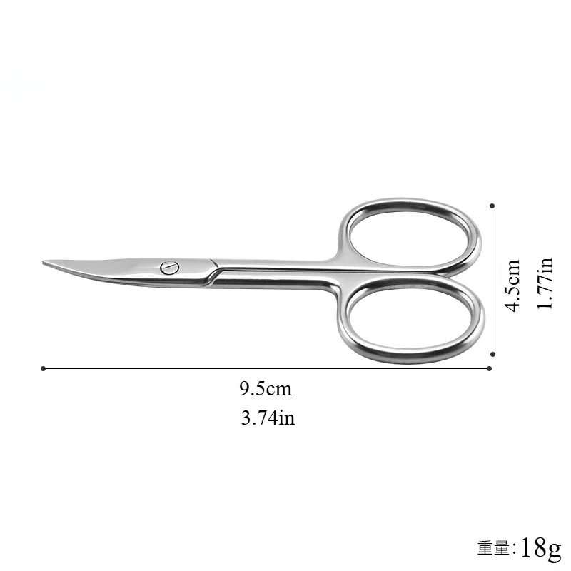 Professional Manicure Scissors Stainless Steel Cuticle Precision Beauty Grooming for Nail Facial Hair Eyebrow Eyelash Nose Hair image 3