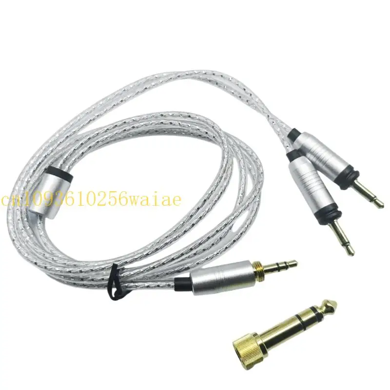 652F Headphone Upgraded Cable Oxygen Proof Copper Cores Flexible PVC Construction Studio Grade Sound Quality