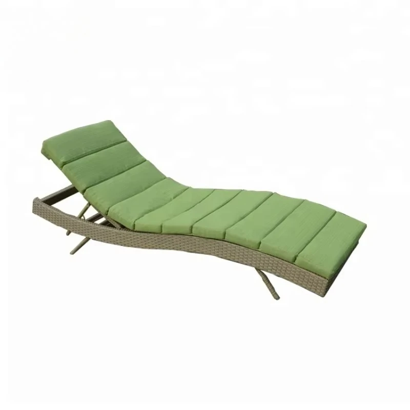 xx-Modern Outside Furniture Outdoor Pool Lounge Chair Rattan Beach Laying Bed Patio Sun Lounger*