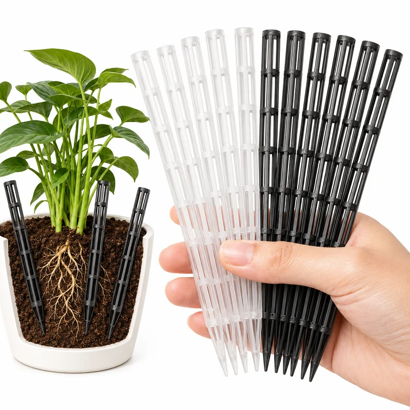 5/10/20PCS Plant Root Aeration Tubes Soil Air Circulation Drainage Pipes Anti Root Rot Ventilation Sticks for Potted Plants