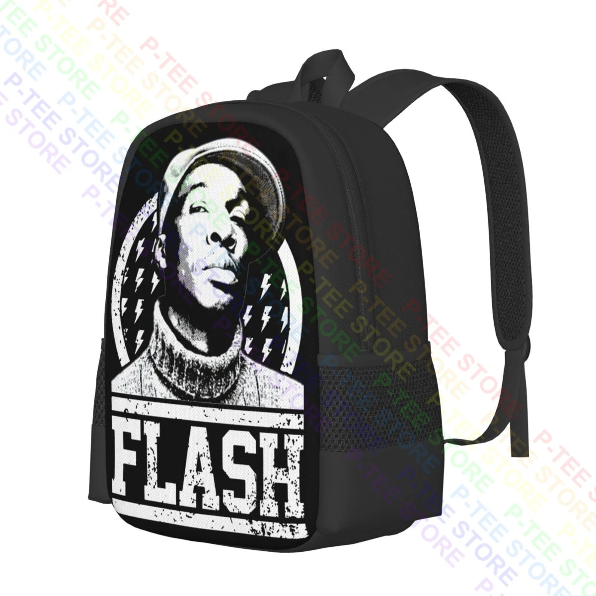 Grandmaster Flash Tribute Iconic Unofficial RapperBackpack Large Capacity Backpack Riding Backpack