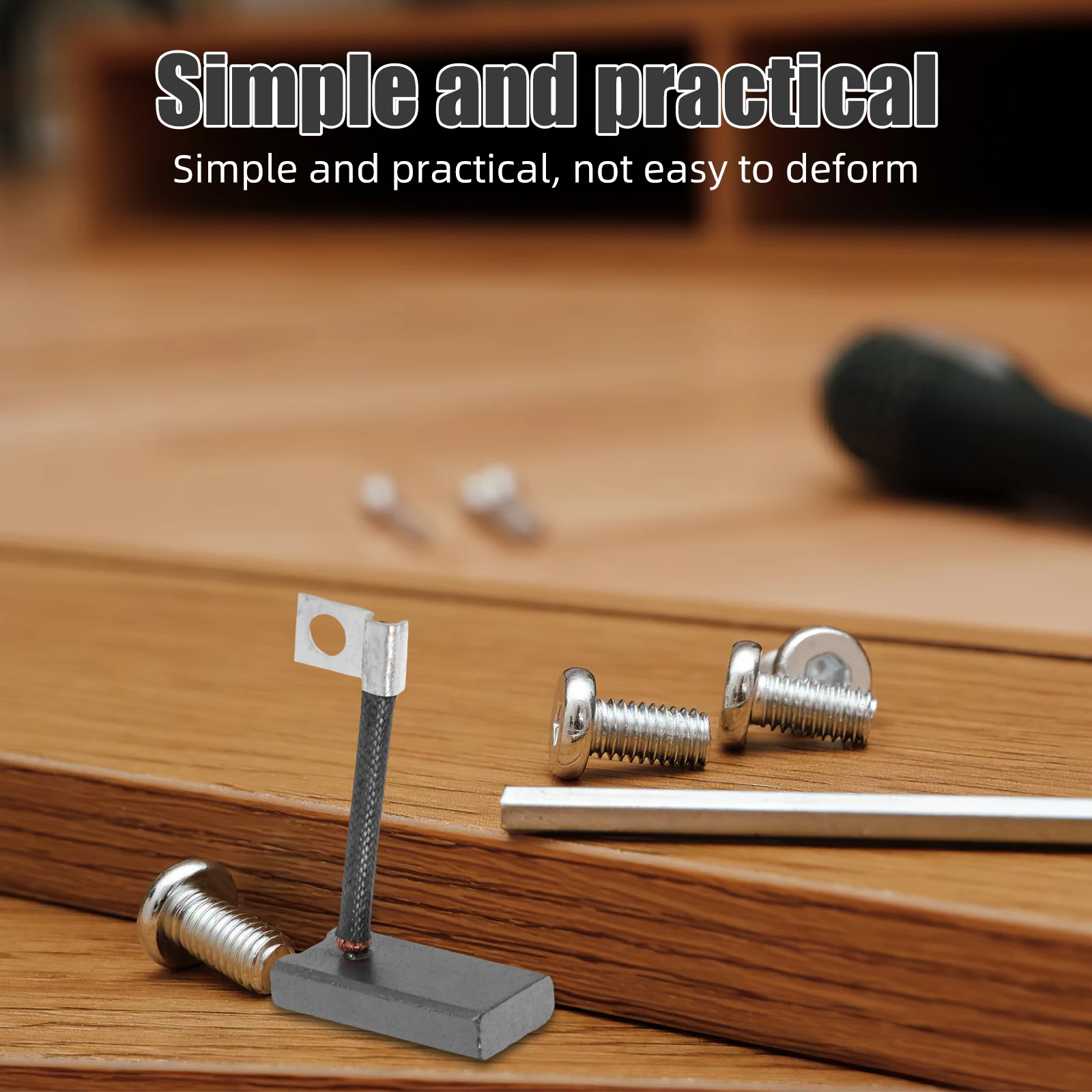 4Pcs Golf Cart Starter Generator Carbon Brushes Set for Efficient Motor Performance and Longevity Motor Carbon Brush