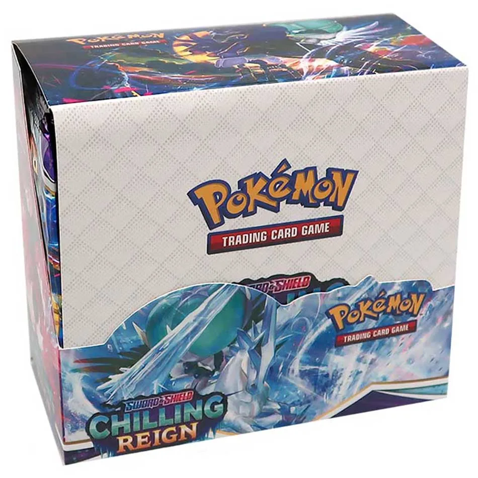 324pcs Pokemon TCG: Sword & Shield-Chilling Reign Booster Display Box (36 Packs) Pokemon Card Game