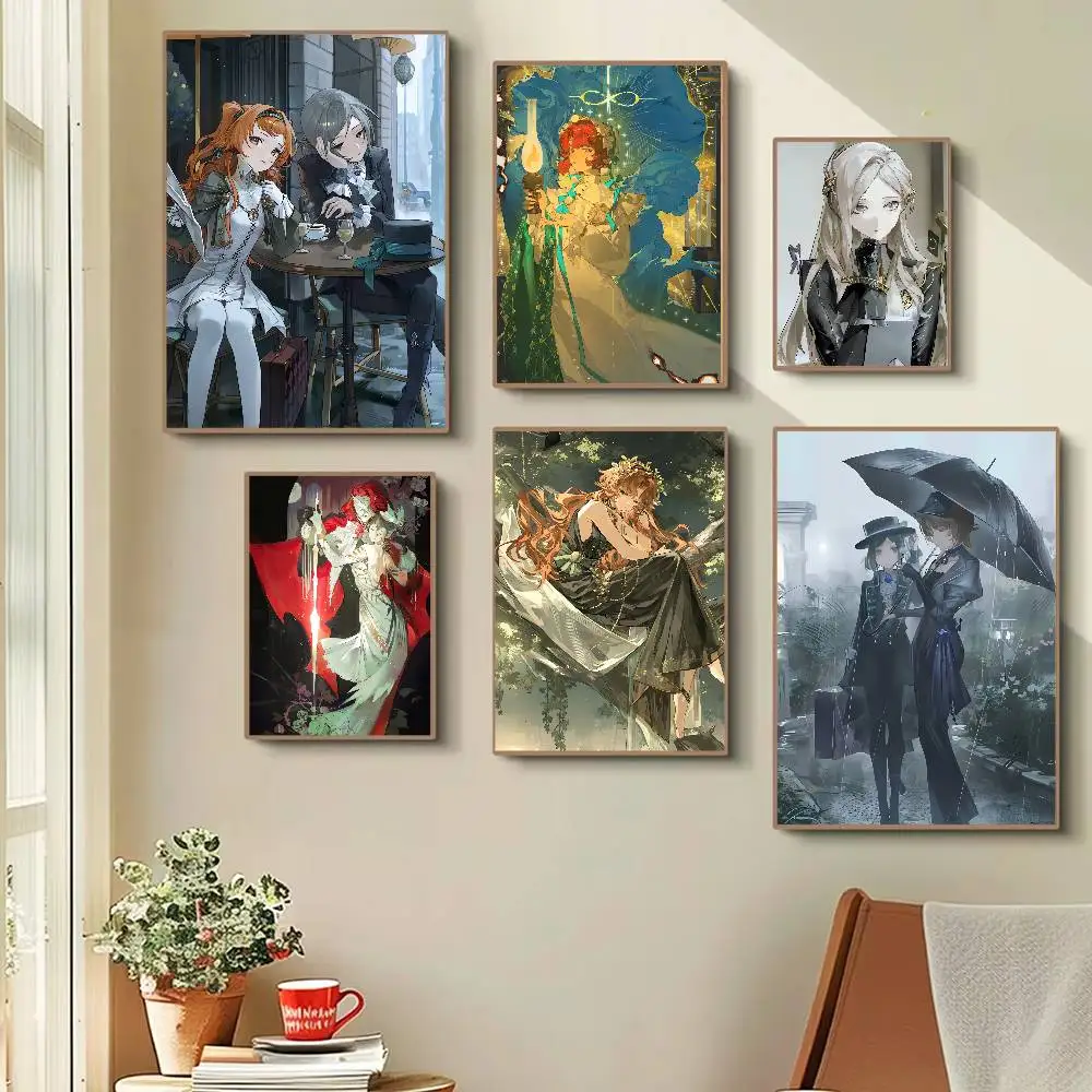 Game Reverse 1999 Vintage Anime Poster Wall Art For Study Living Room Decor Unique Home Decoration Pictur