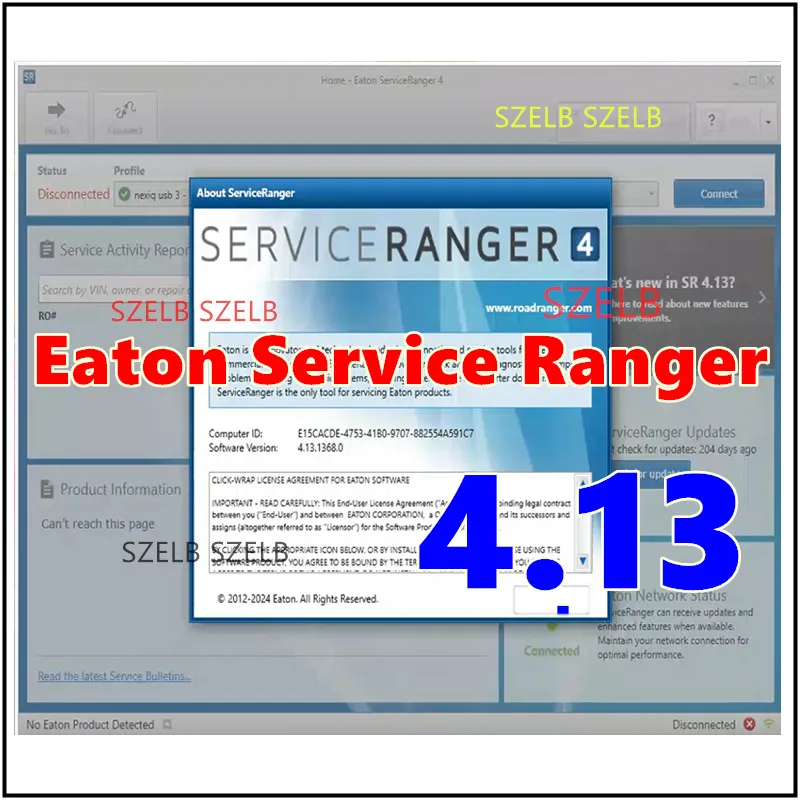 2026 Eaton Service Ranger 4.13 Engineering Eaton Service Ranger + Database 1PC install SR4.13 Transmissions inactive fault codes