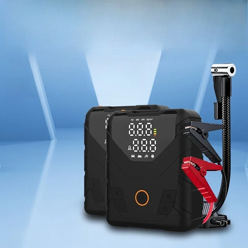 

Large-capacity emergency start power supply, car inflatable all-in-one machine, multi-function