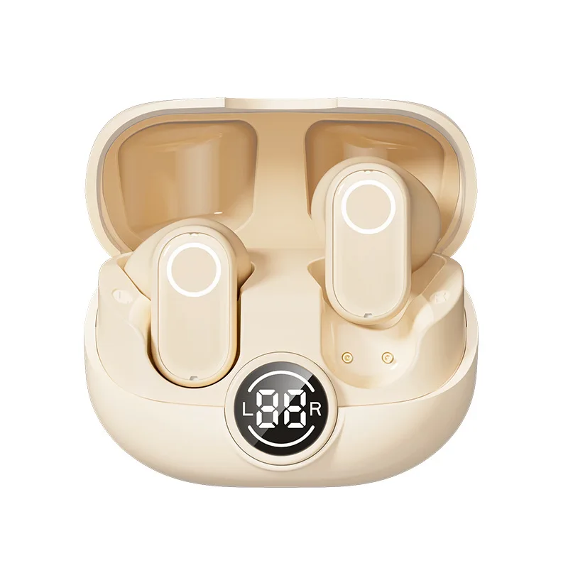 The M89 Bluetooth earphones、semi-in-ear design, high-quality sound, digital display, noise cancellation, ultra-long battery lif