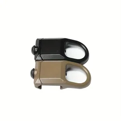 1pc Stainless Steel Quick Detach Sling Mount for 20mm Picatinny Rails - Easy Attachment for Hunting and Tactical Use