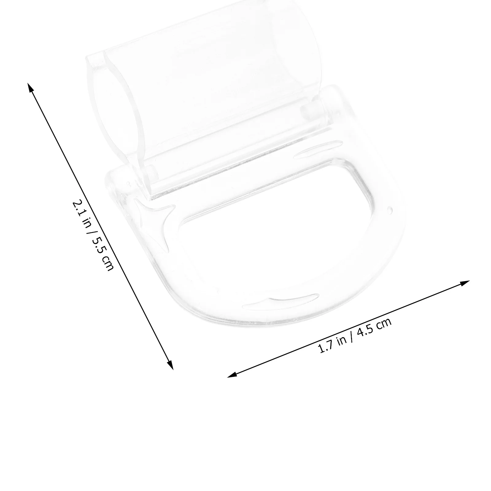 10 Stuks Clear ABS Rolgordijn Handgrepen Trekt Fit 15mm Staaf Lichtgewicht Rolgordijn Gordijn Accessoires