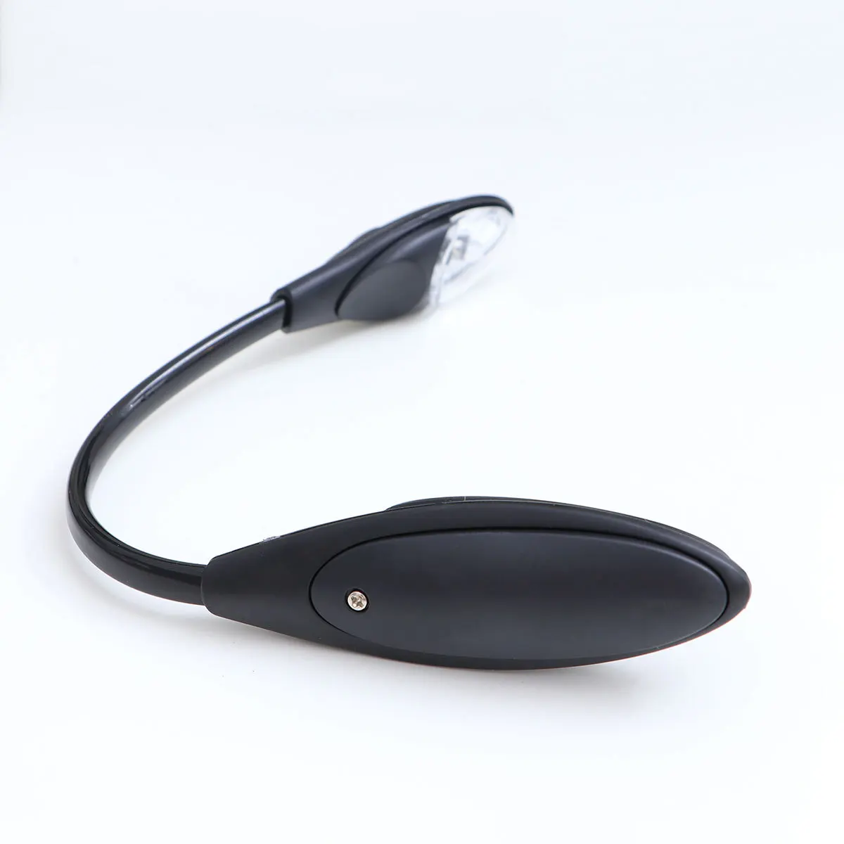 Mini lampe de livre LED à clipser, noire, Flexible, réglable, Portable, lampe de lecture longue durée pour lire la pêche de nuit