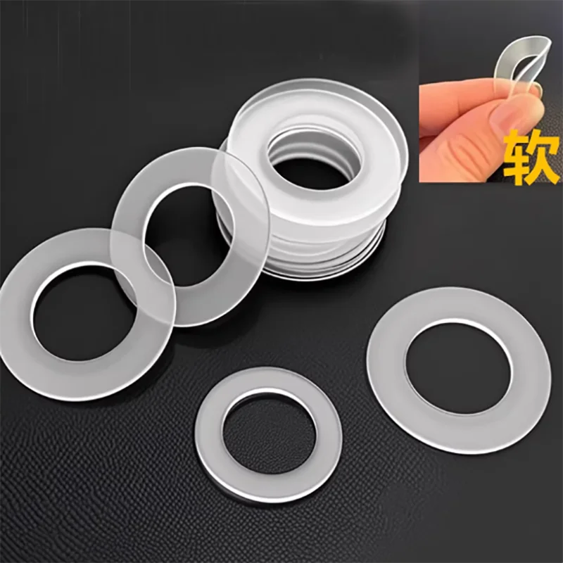 M2 M2.5 M3 M4 M5 M6 M8 M10 M12 M14 M16 M18 M19 White Plastic Nylon Flat Washer Plane Spacer Insulation Gasket Ring Screw Bolt
