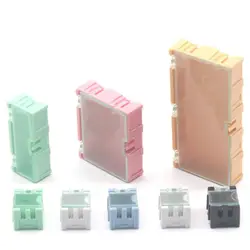 SMD SMT IC Component Storage Box Container Transparent Parts Patch Box Resistor Chip Case Multi-purpose Plastic Organizer