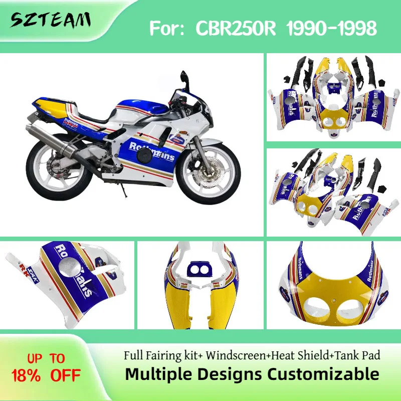 

Fairing Kit Motorcycle CBR250R NC22 1990 1992 1993 1994 1995 1996 1997 1998 Fairings Bodywork Set for Honda CBR 250R 90-98