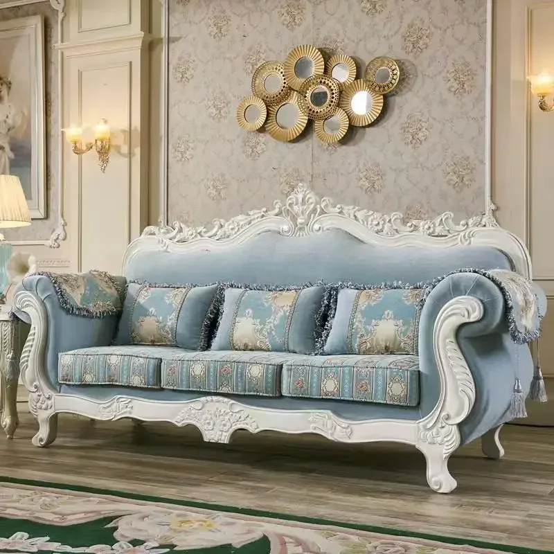 X-S  Wooden Support Living Room Sofas Large Genuine  Armchair Sofas Lounges Nordic Home Furniture HG